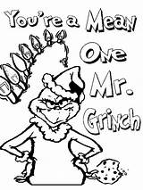 Grinch Coloring Pages Printable Color Kids Recommended sketch template
