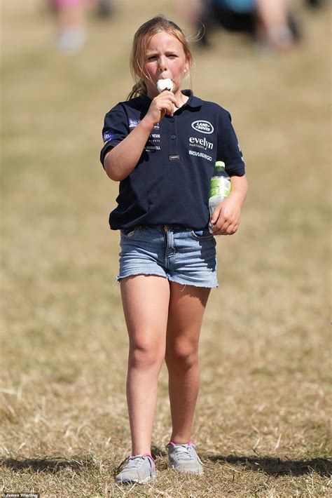 Mia Tindall Enjoys Fun Day Out At Festival Of British Eventing At