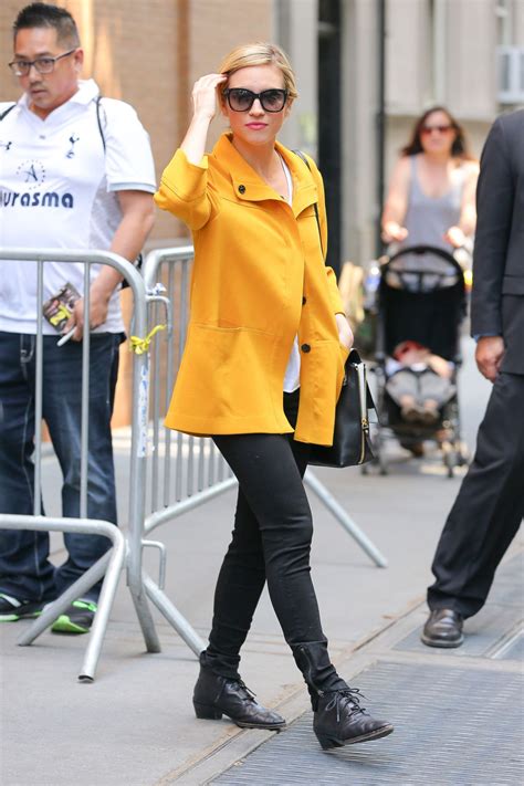 brittany snow leaving the view in new york city may 2015