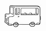 Para Colorear Dibujo Autobús Autobus sketch template