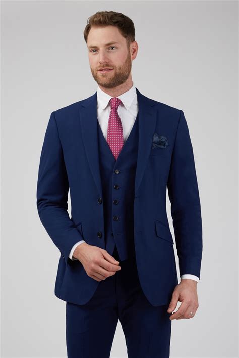 occasions blue tailored fit wedding suit suitdirectcouk
