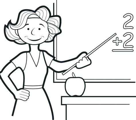 teachers day coloring pages  getdrawings