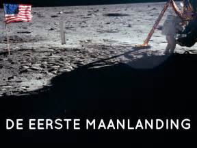de eerste maanlanding