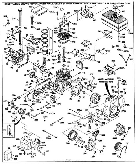 tecumseh hm  parts diagram  engine parts list