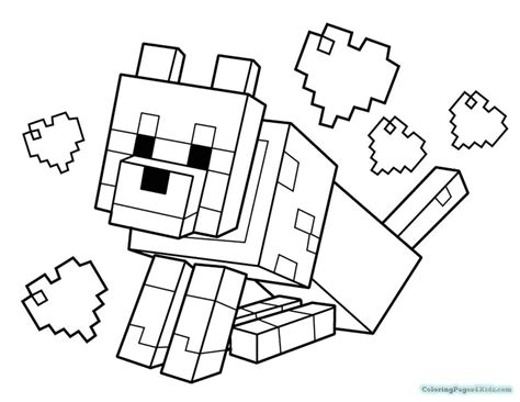minecraft pig coloring pages coloring home