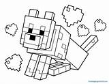 Coloring Minecraft Pages Pig Popular sketch template