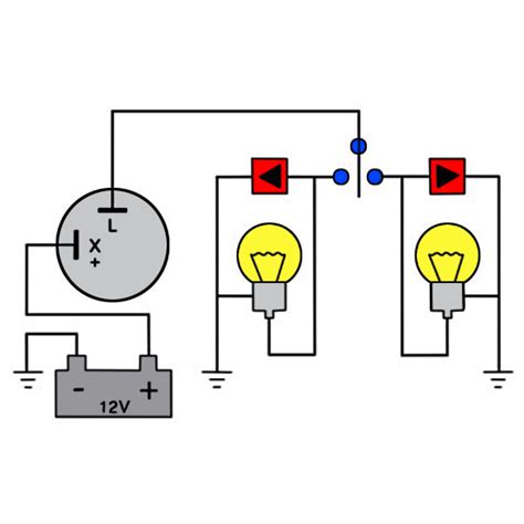 simple flasher wiring diagram