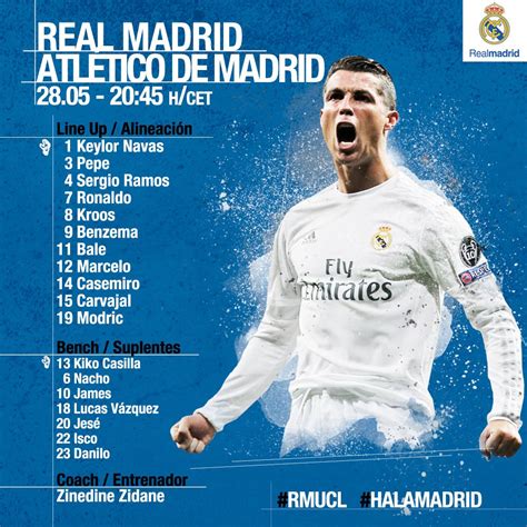 real madrid starting  champions league final   blogosphere lightbox