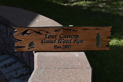 carved wood sign  edge sign custom  outdoor decor outdoor decor sign boat decor