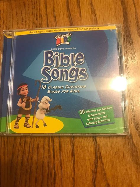 cedarmont kids classics bible songs cd ships   cds