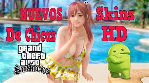 Nuevo Pack De Skins De Chicas Hd Gta Sa Android 2020 Youtube