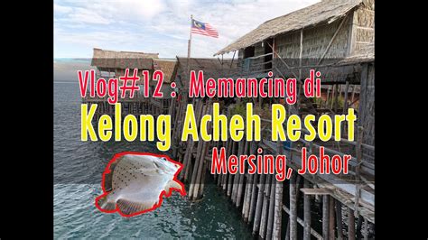 Vlog 12 Memancing Di Kelong Acheh Resort Mersing Johor Youtube