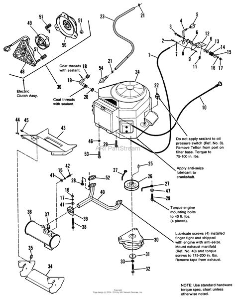 simplicity  broadmoorlth hp hydro parts diagram  engine group electric clutch