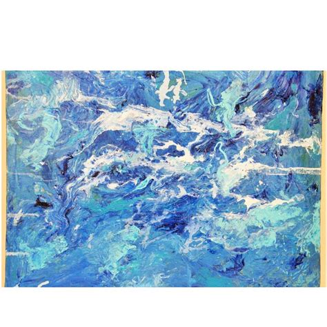 abstract painting deep blue sea  sale  stdibs