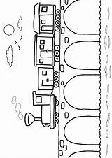 Tren Colorear Kidspot sketch template