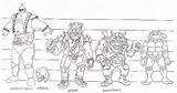 Krang Pages Coloring Height Template Turtles sketch template