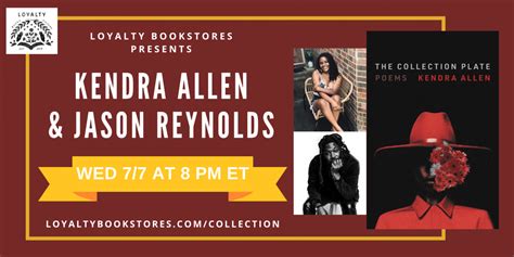 kendra allen and jason reynolds for the collection plate loyalty