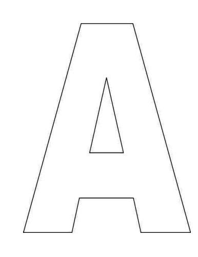 printable alphabet letter  template alphabet letter  templates