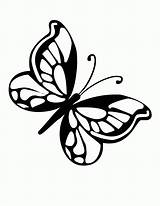 Butterfly Coloring Pages Butterflies Drawing Line Drawings Clipart Outline Small Kids Easy Cliparts Monarch Colouring Clip Getdrawings Cute Template Tattoo sketch template