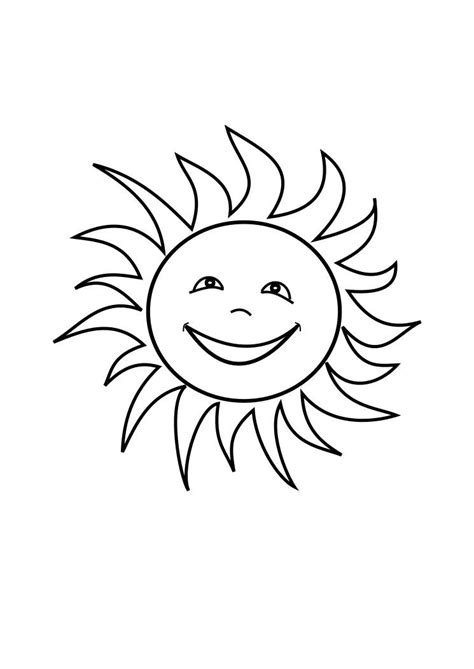 coloring pages  printable sun coloring pages