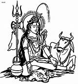 Shiva Parvathi Shiv Shakti Gods 4to40 Baba Bull Murugan Mahadev Xcolorings sketch template