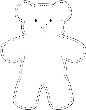 animals  teddy bear template teddy bear sewing pattern teddy