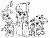 Halloween Coloring Pages Printable Costumes Color Coloriage Print Costume Kids Colorings Holiday Sheets Mlp Scissorhands Edward Moms Imprimer Book Bionicle sketch template