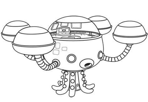 octonauts octopod coloring page cartoon coloring pages cartoon