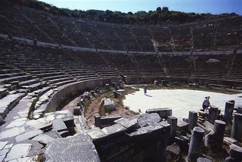 Efeso Turkey Theatres Amphitheatres Stadiums Odeons Ancient Greek Roman