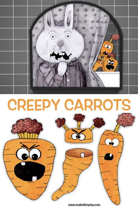 creepy carrot craft template printable templates