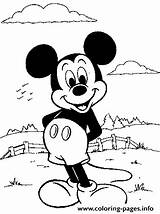 Mickey Mouse Coloring Pages Printable Farm Disney 693e Worksheets Worksheeto sketch template
