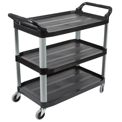 Rubbermaid Commercial 409100bla Xtra™ Utility Cart W Open Sides Black
