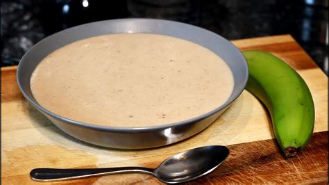 Jamaican Green Banana Porridge Recipe Jamaican Food Youtube