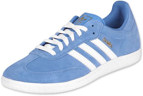 adidas samba shoes blue white
