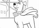 Coloring Pages Superdog Krypto Coloring4free Printable Category sketch template