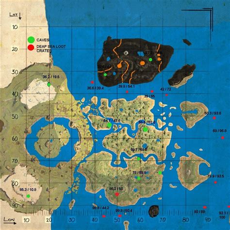 center map resource locations general discussion ark