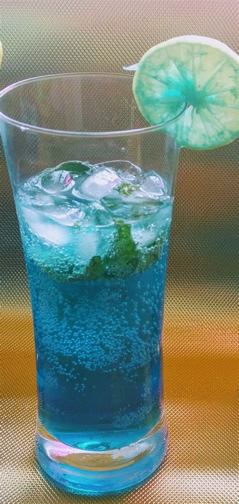 anjalis kitchen blue curacao lemonade mocktail summer special drink