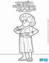 Robin Hood Sherwood John Little Mischief Coloring Pages Color Hellokids Print sketch template