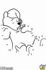 Pooh Dots Unir Dot Gifmania sketch template