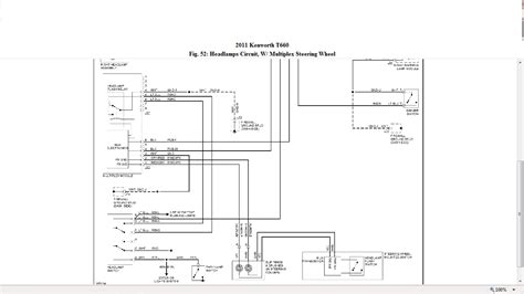 kenworth wiring diagram  headlight bulb wiring diagram