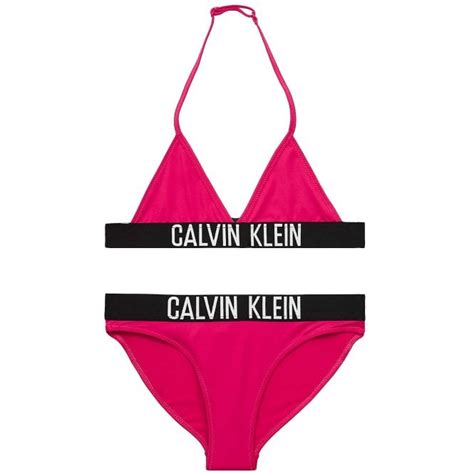 girls intense power bralette bikini set pink heart