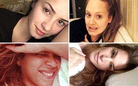 21 make up free celebrity selfies fresh faced and fabulous the hollywood gossip