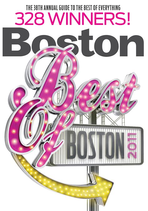 best of boston 2011 boston magazine s guide to the city