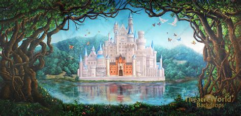 fairy tale castle backdrop rentals theatreworld®
