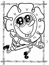Spongebob Coloring Pages Printable Cartoon Print sketch template