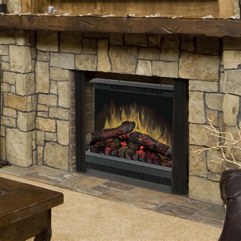 dimplex deluxe  log set electric fireplace insert dfi