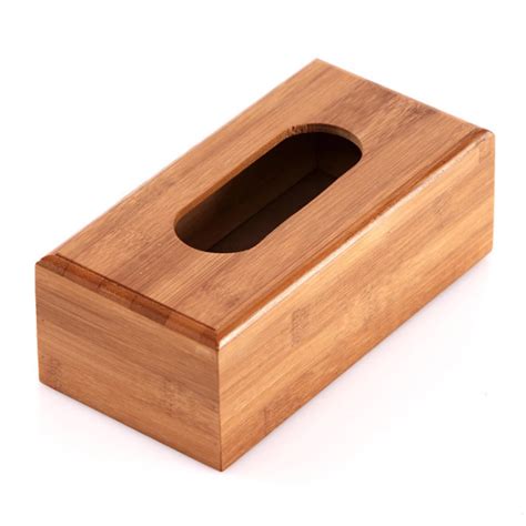 wood tissue box tissue paper holder storage box  home study kitchen wooden box storage