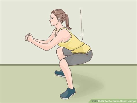 ways   sumo squat jumps wikihow fitness