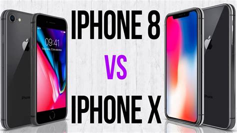 Iphone 8 Vs Iphone X Comparativo Youtube