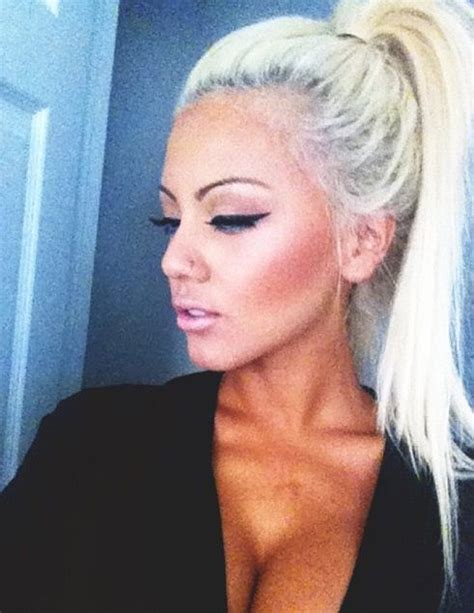 Winged Liner Blondes And Hair On Pinterest